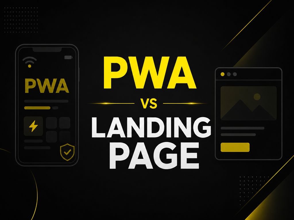 Порівняння PWA та Landing Page для медіабаїнгу
